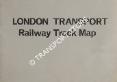 Book cover of London Transport Railway Track Map by YONGE, John